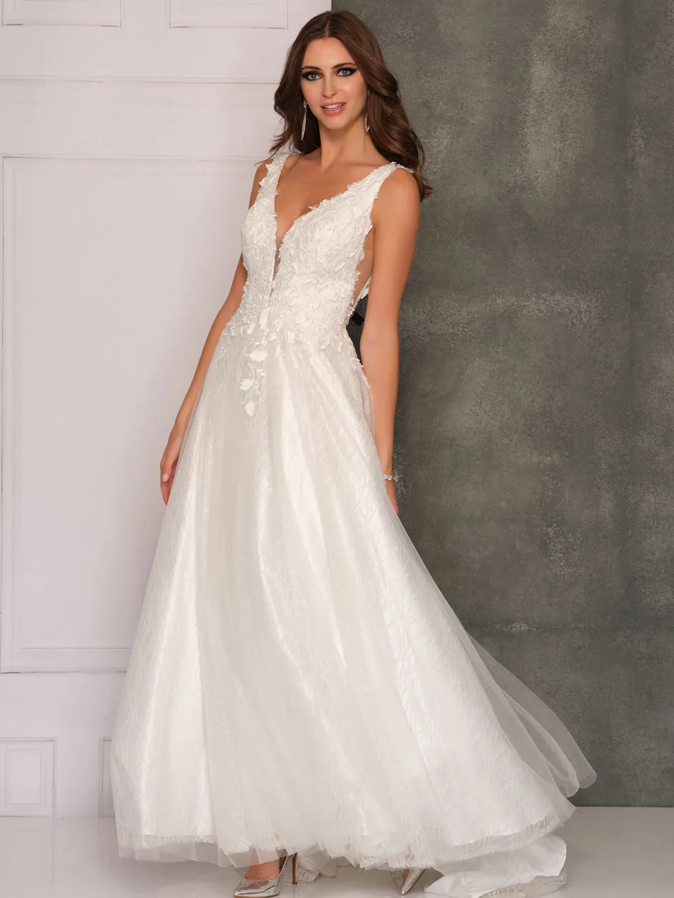 Dave & Johnny A10288W Wedding Dress — view 3