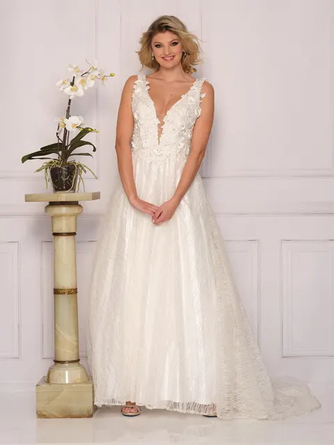 Dave &amp; Johnny A10288W Wedding Dress