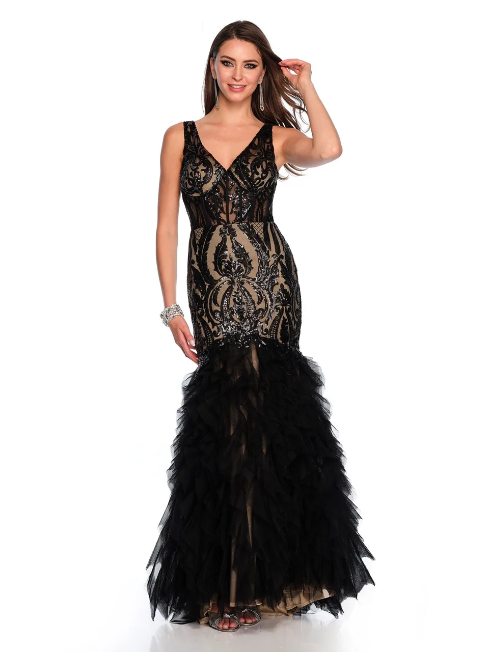 Dave & Johnny 11325 Wedding Dress — view 3