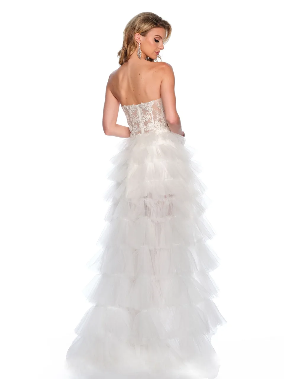 Dave & Johnny 11651 Prom Dress — back view