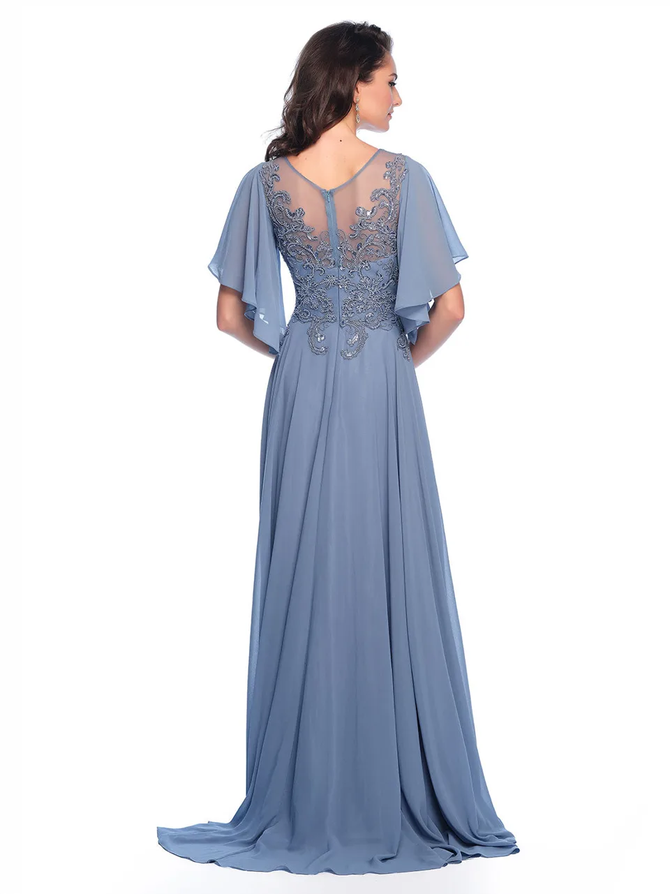 Dave & Johnny 11676W Dress — back view