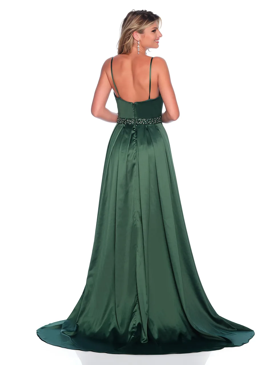 Dave & Johnny 11971 Prom Dress — back view