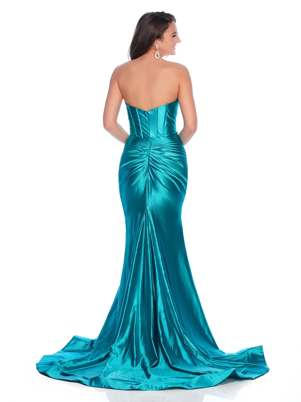Dave & Johnny 11975 Prom Dress — back view