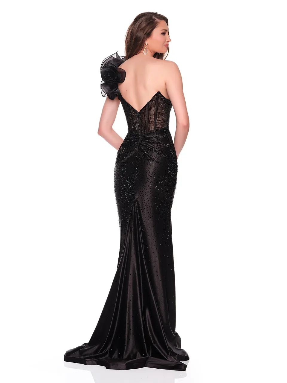 Dave & Johnny 12474 Prom Dress — back view