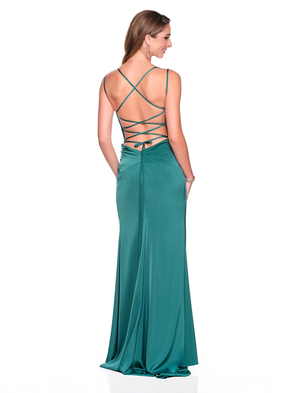 Dave & Johnny 12529 Prom Dress — back view