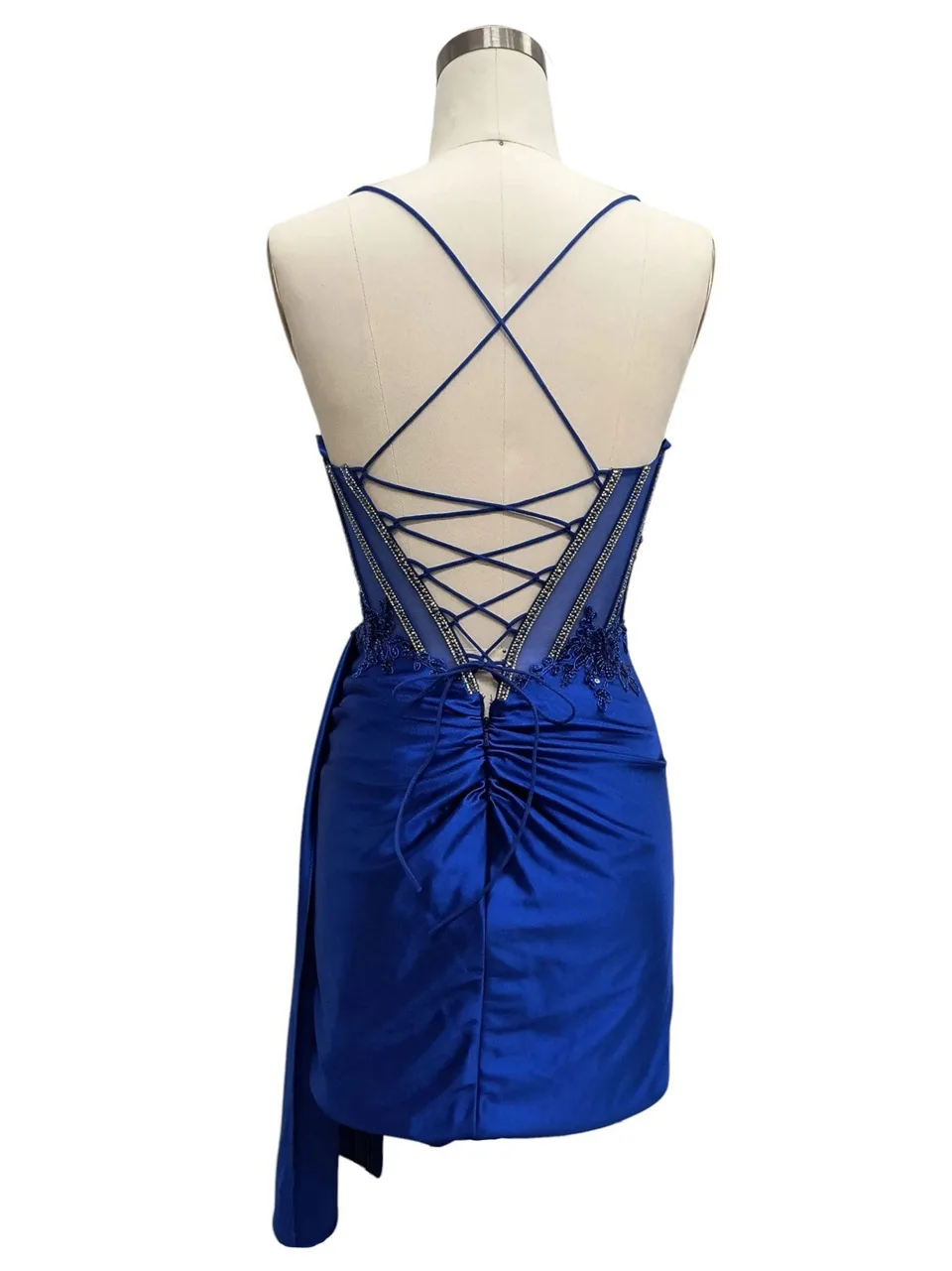 Dave & Johnny 12659 Prom Dress — back view