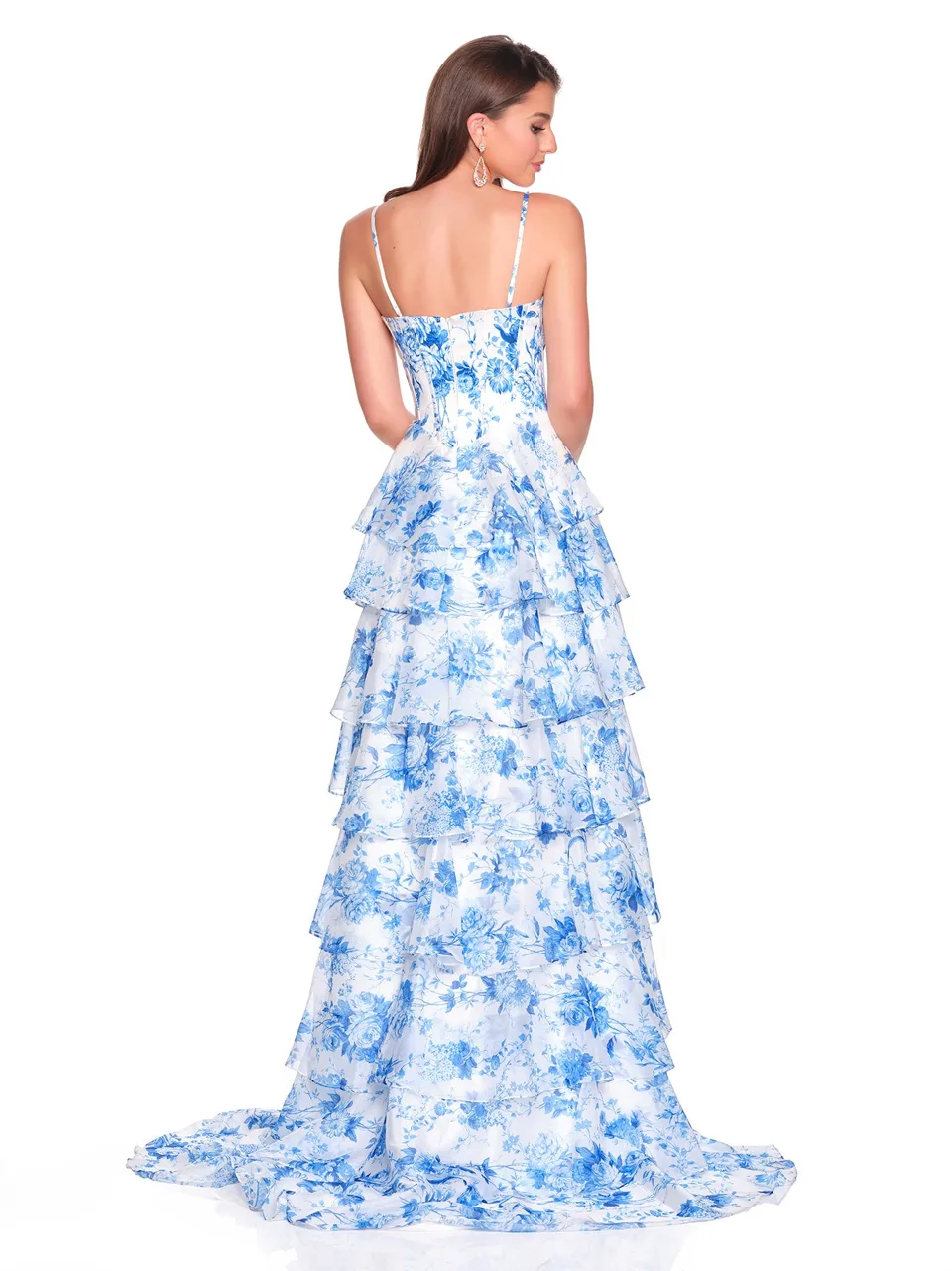 Dave & Johnny 12720 Prom Dress — back view