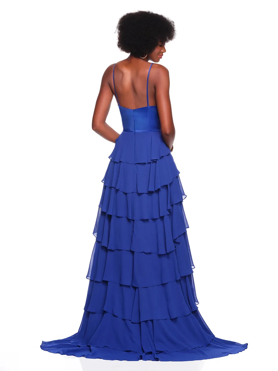 Dave & Johnny 12724 Prom Dress — back view