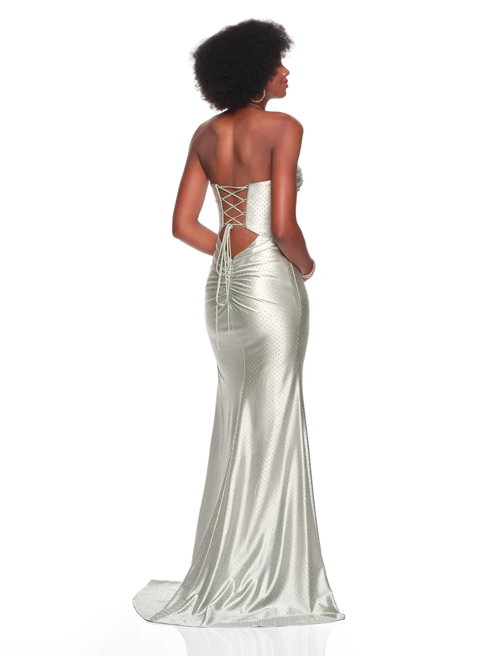 Dave & Johnny 12779 Prom Dress — back view