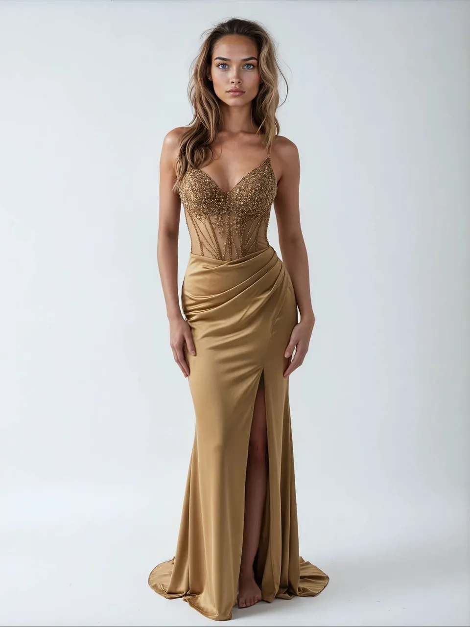 Dave & Johnny 12839 Prom Dress — front view