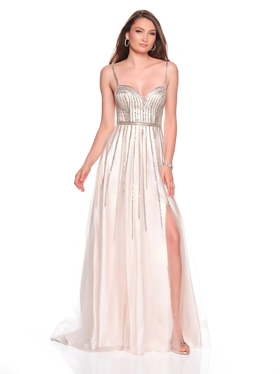 Dave & Johnny 12842 Prom Dress — front view