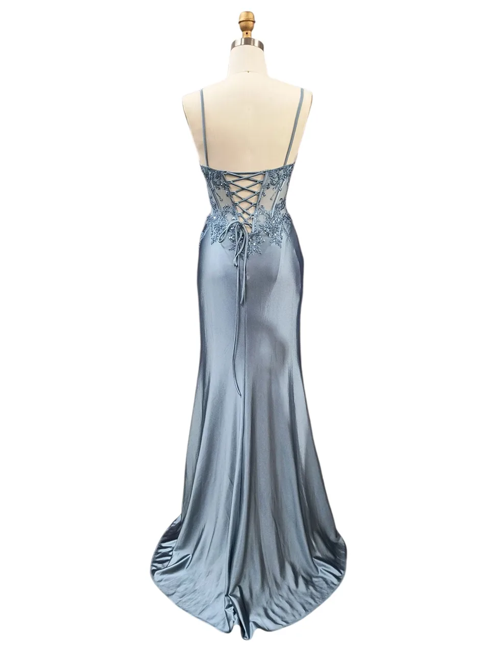 Dave & Johnny 12844 Prom Dress — back view
