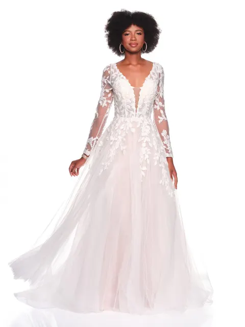 Dave &amp; Johnny 12862 Wedding Dress