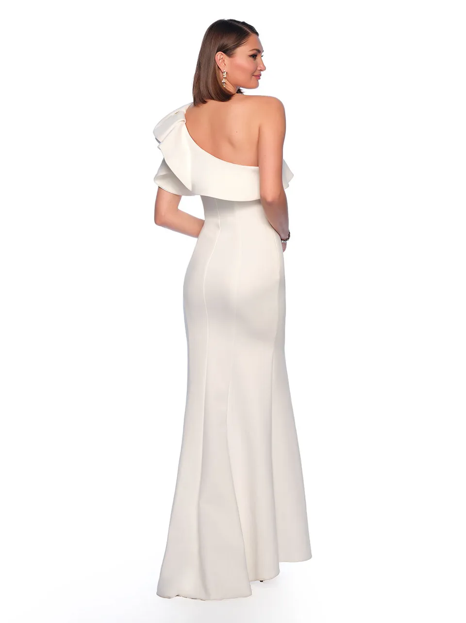 Dave & Johnny A8568 Wedding Dress — back view