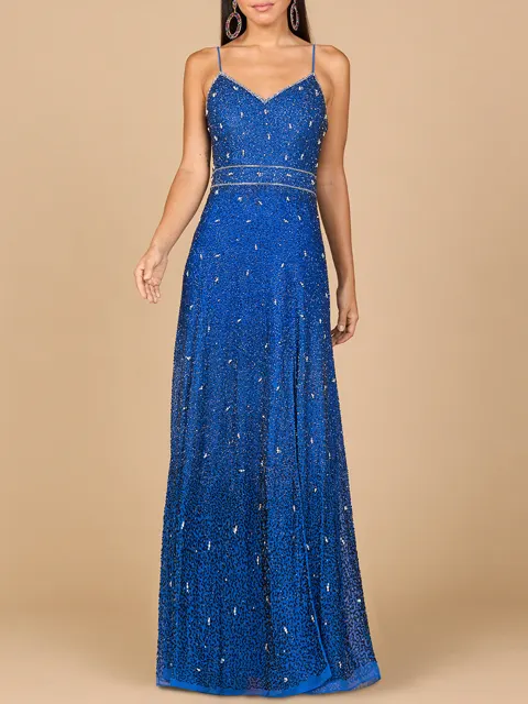 Ombre Beaded Gown