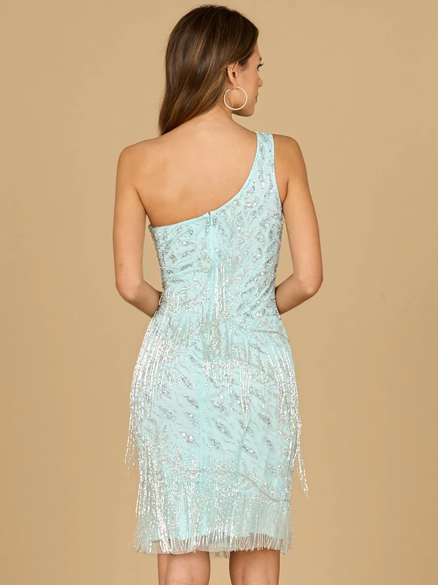 One Shoulder Cocktail Dress by Lara New York — style 29140