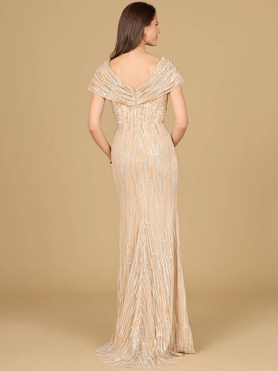 Mermaid Lace Gown by Lara New York — style 29144