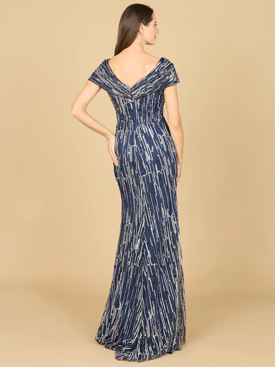 Mermaid Lace Gown by Lara New York — style 29144