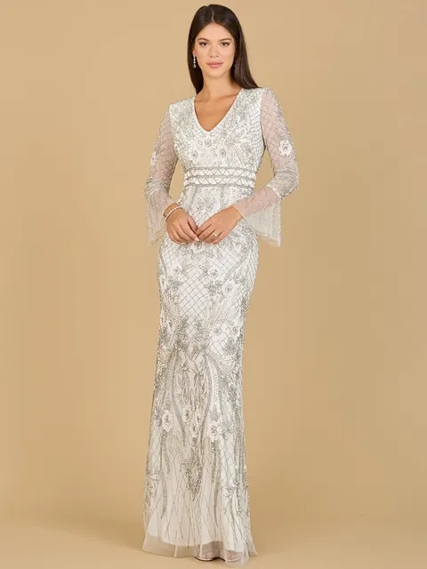 Long Sleeve Ethereal Bridal Gown