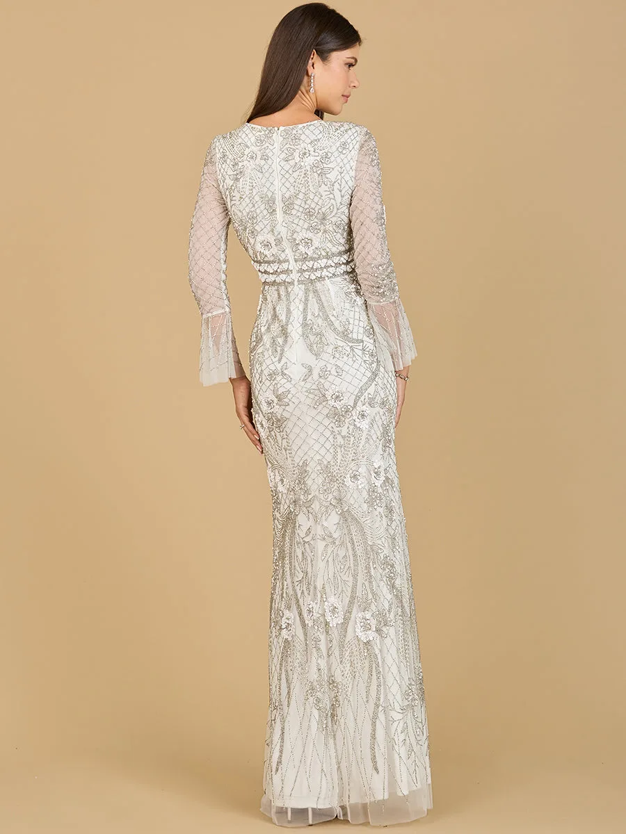 Long Sleeve Ethereal Bridal Gown by Lara New York — style 33435