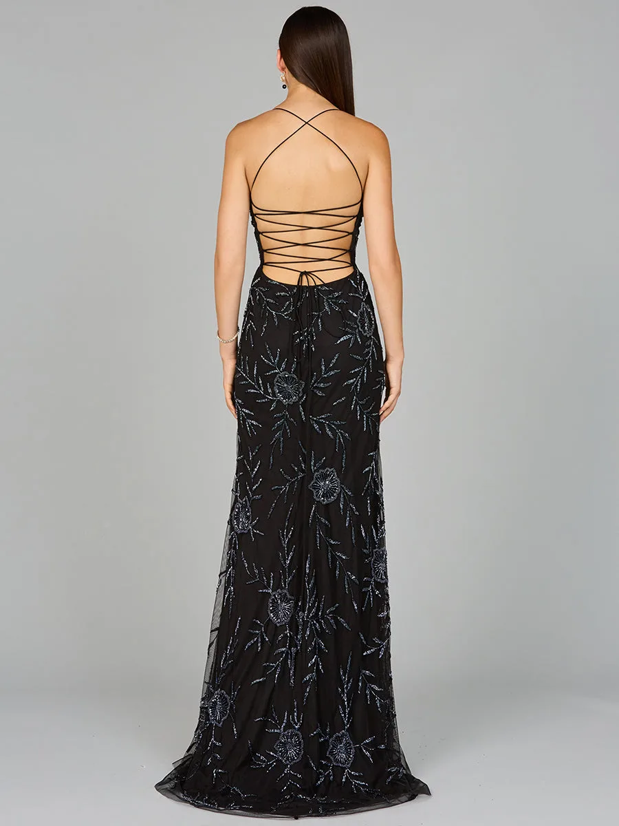 Corset Dress with Straps by Lara New York — style 9951