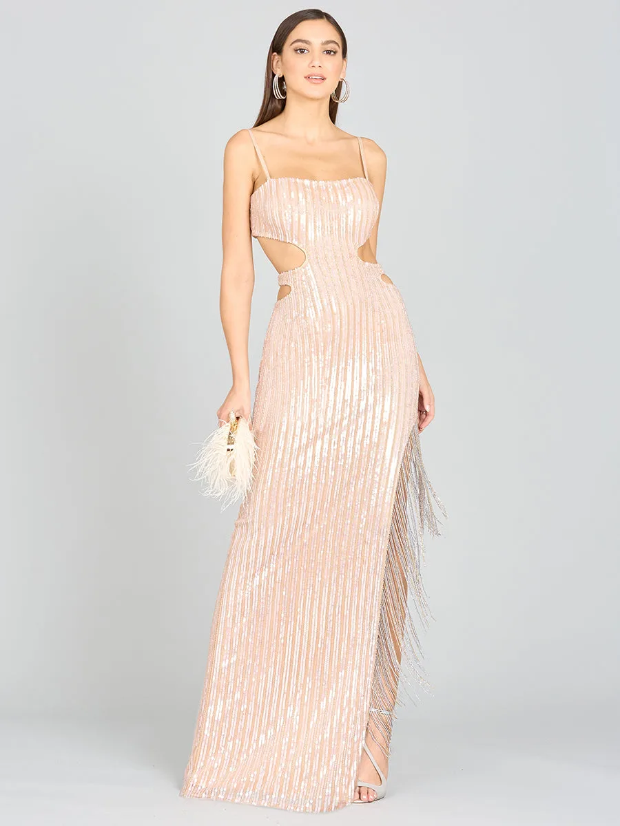 Baby Jane Fringe Dress by Lara New York — style 9975