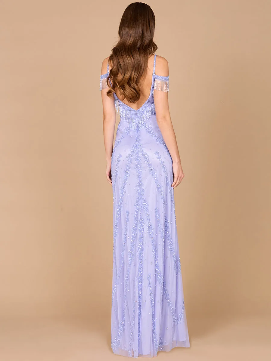 Candy Beaded Gown by Lara New York — style 9980