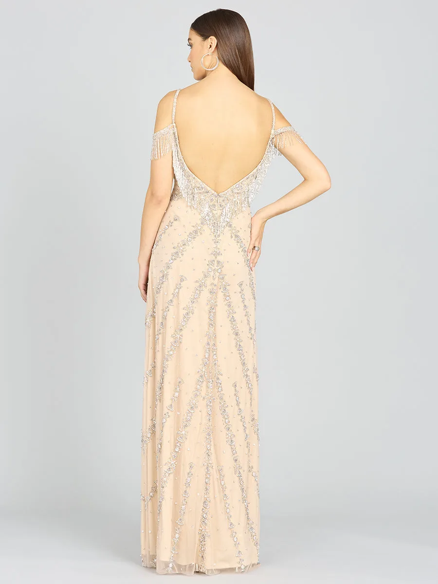 Candy Beaded Gown by Lara New York — style 9980