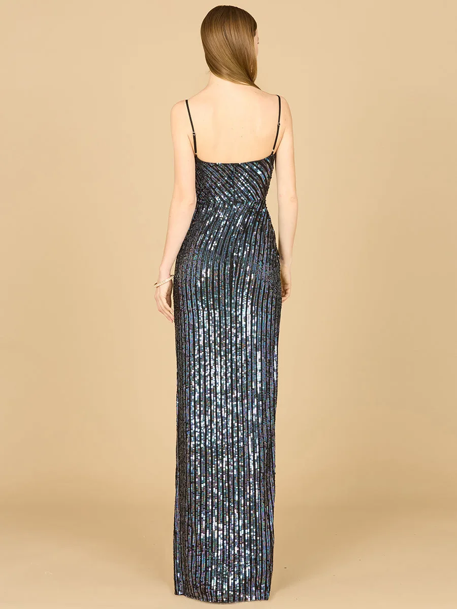 Tiffany Sequin Dress by Lara New York — style 9984