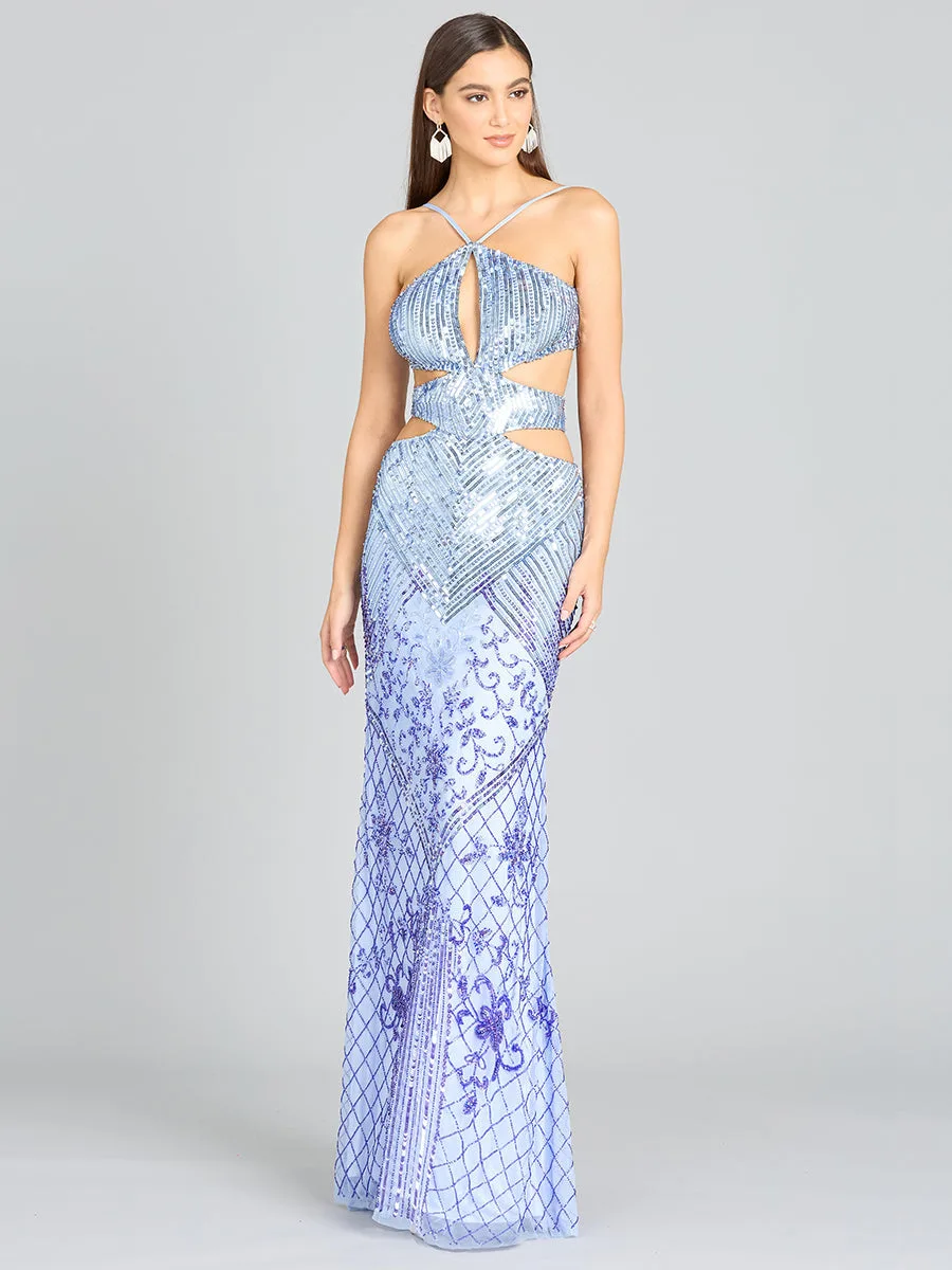Bel & Genesis Dress by Lara New York — style 9985 in Periwinkle