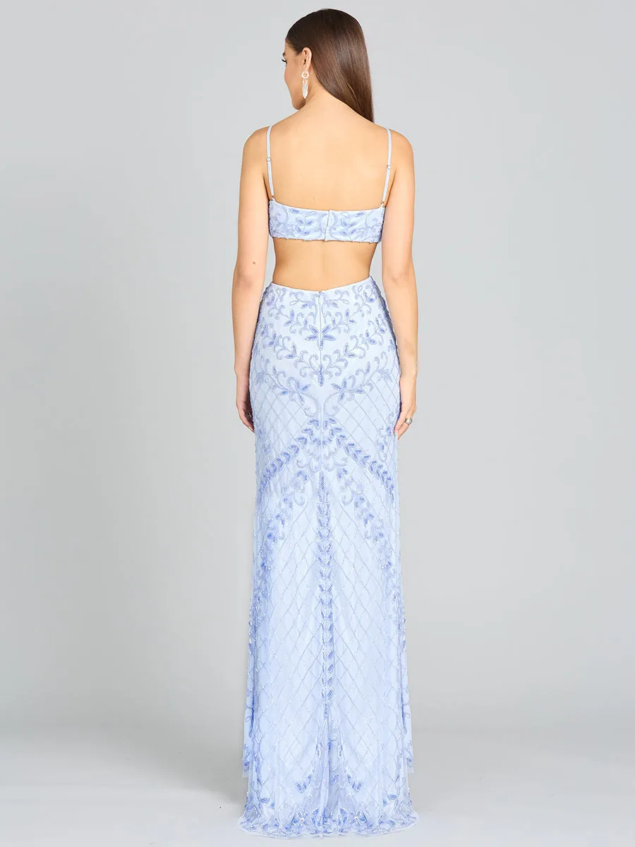 Countess Beaded Gown by Lara New York — style 9989