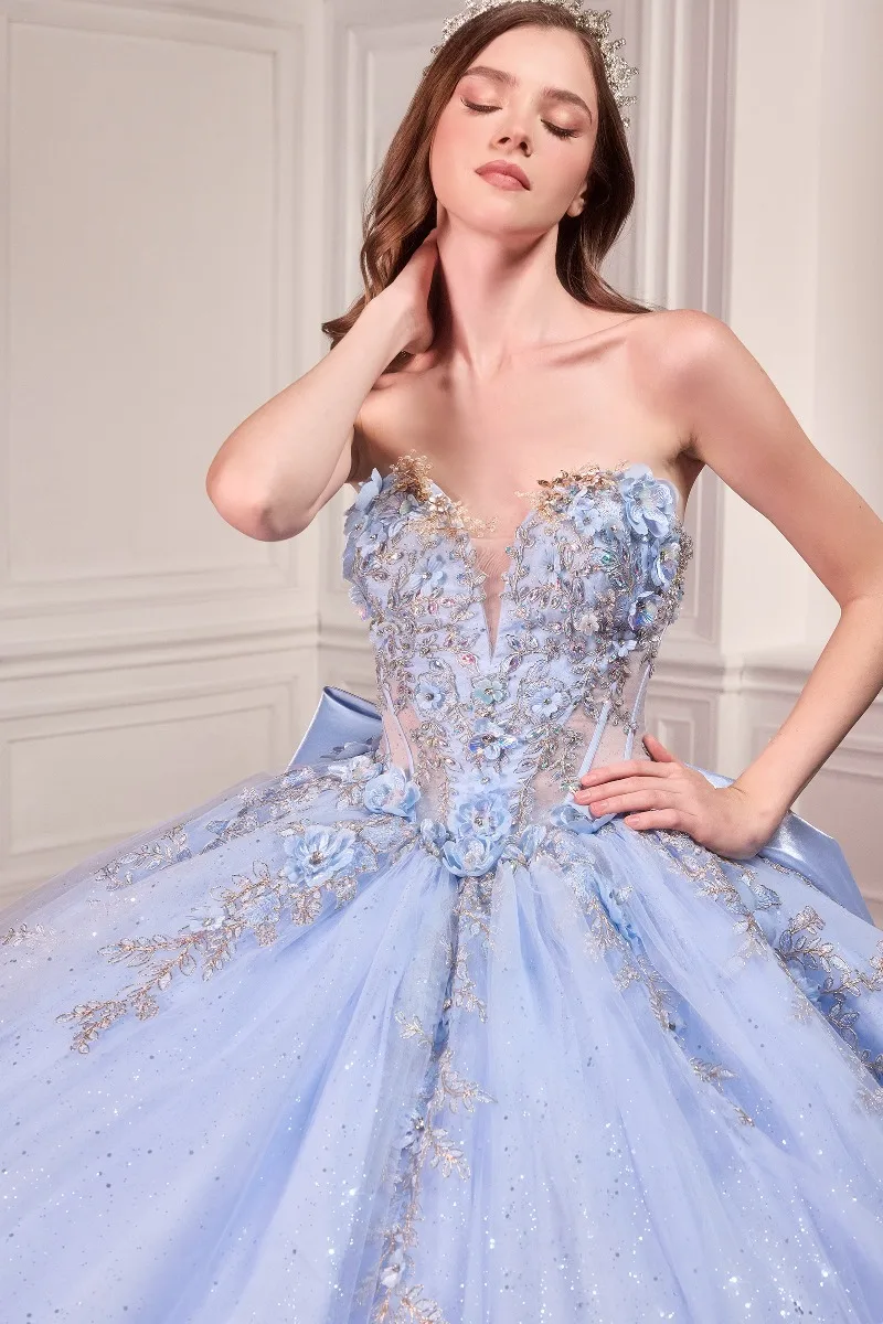 Ladivine 15726 Dress — LT BLUE