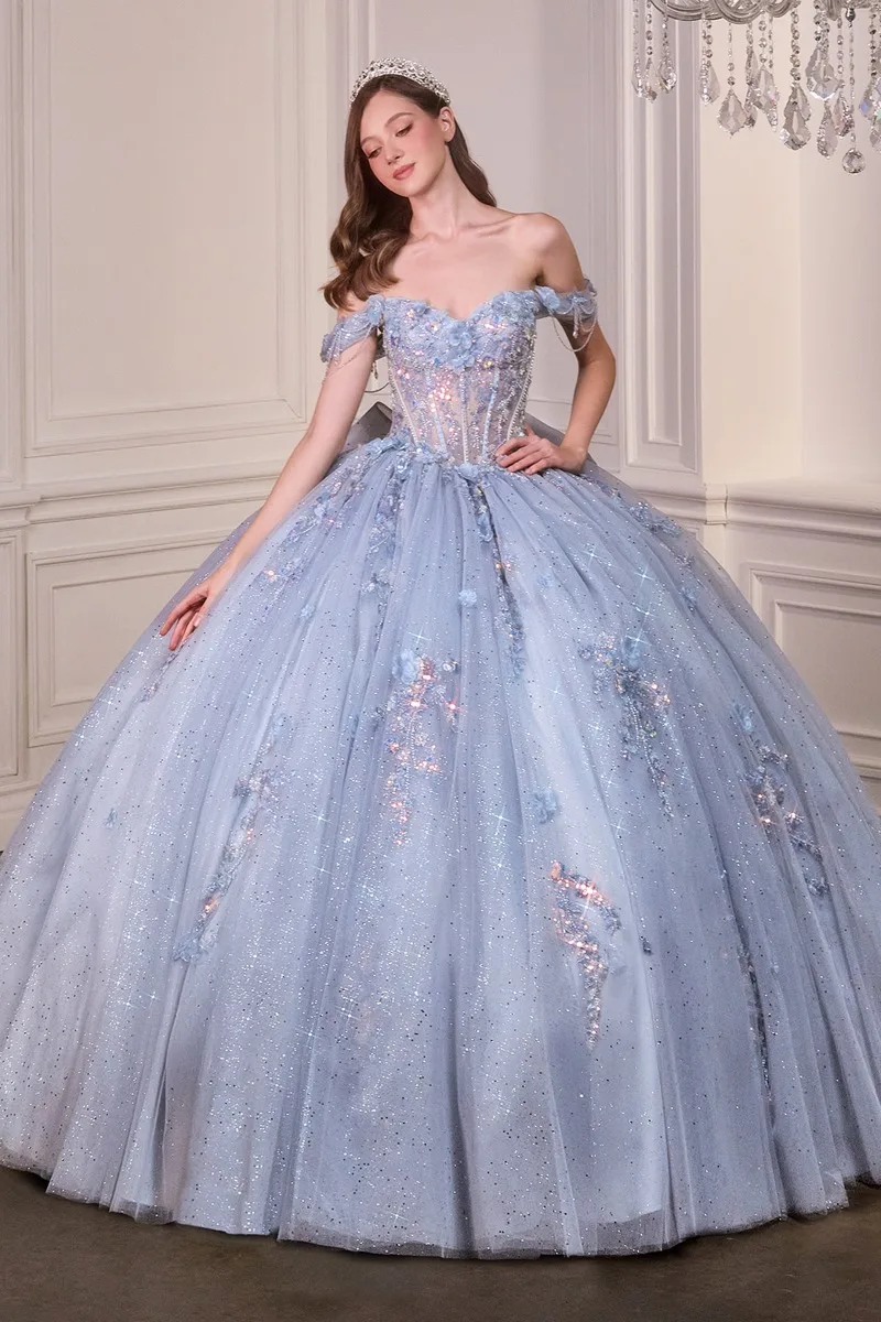 Ladivine 15728 Dress — BLUE
