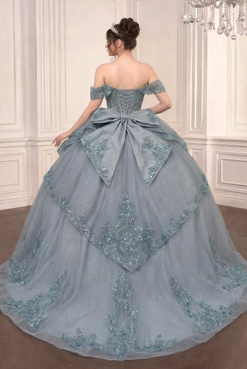 Ladivine 15729 Dress — DUSTY BLUE