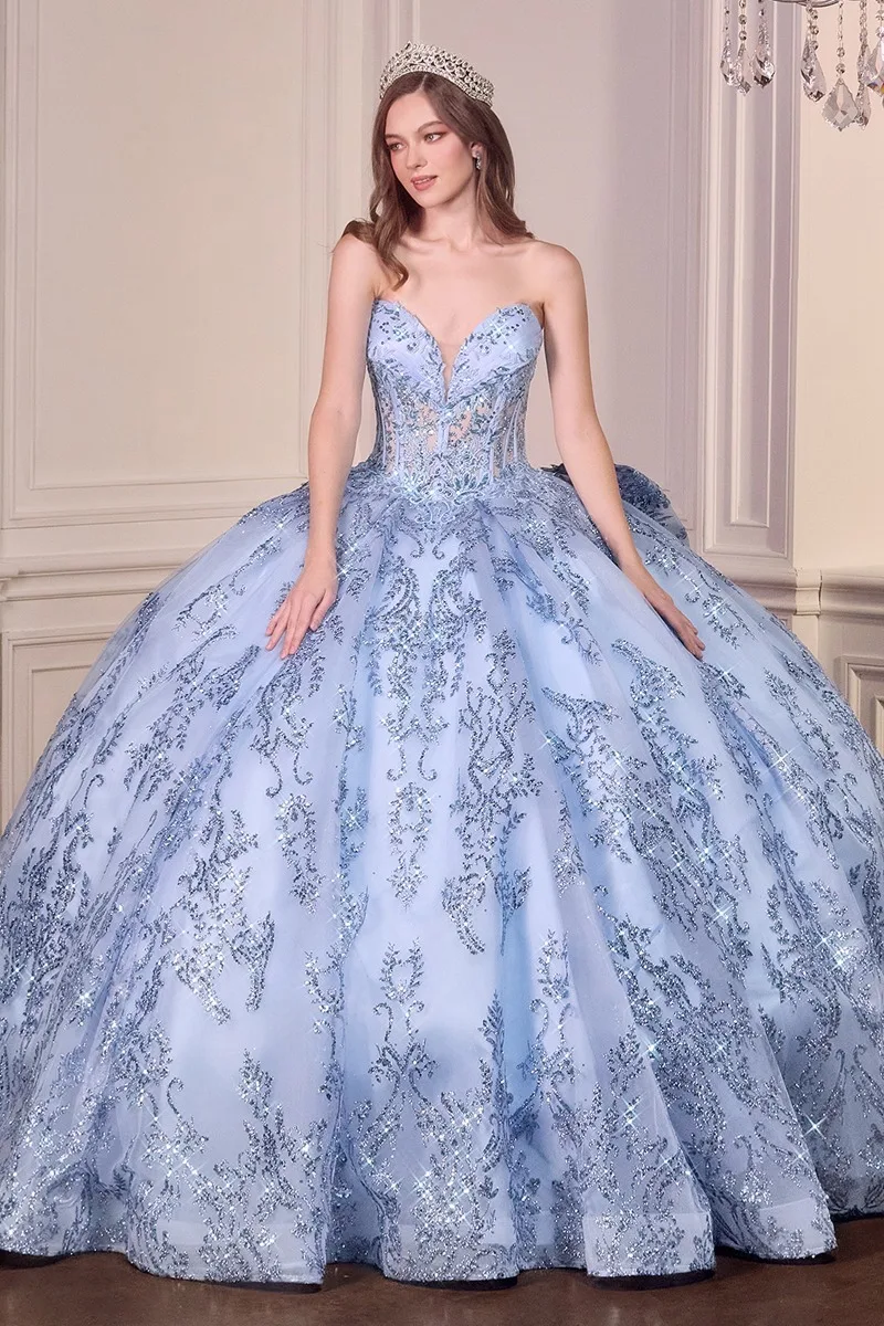Ladivine 15732 Dress — BLUE