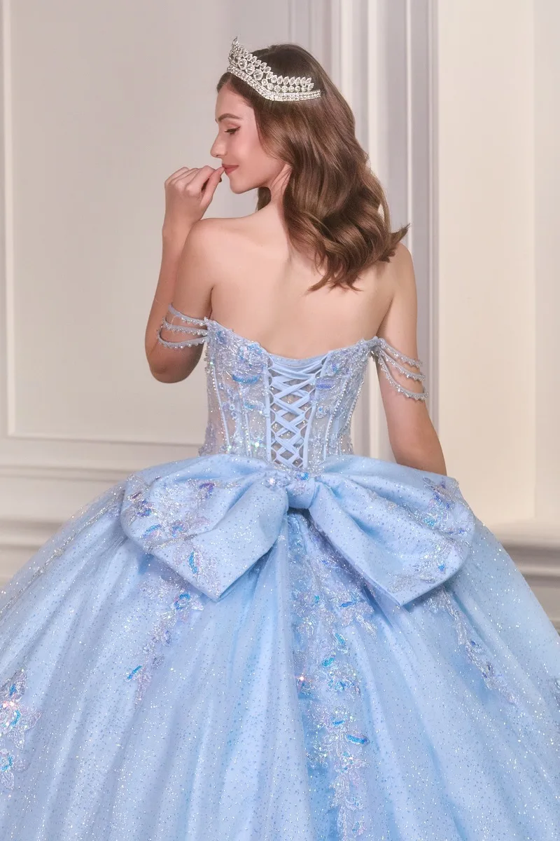 Ladivine 15735 Dress — LT BLUE