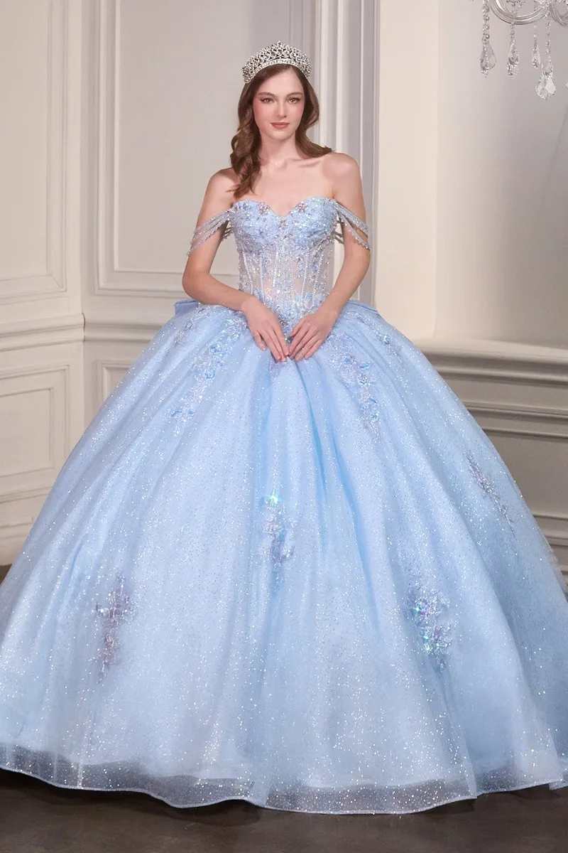 Ladivine 15735 Dress — LT BLUE