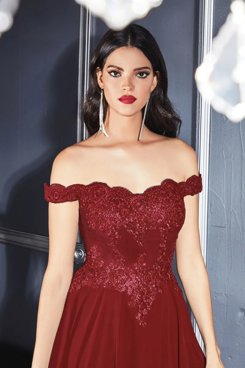 Ladivine Collective 7258 Dress — BURGUNDY 8 1