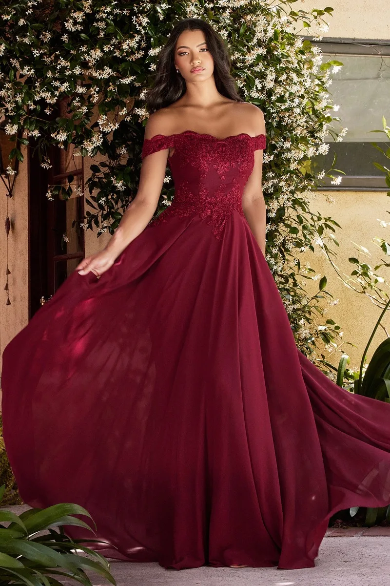 Ladivine Collective 7258 Dress — BURGUNDY  2