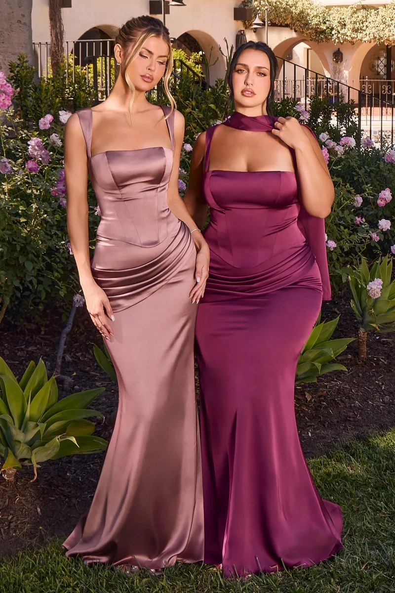 Ladivine 7437 Dress — ROSEWOOD MULBERRY