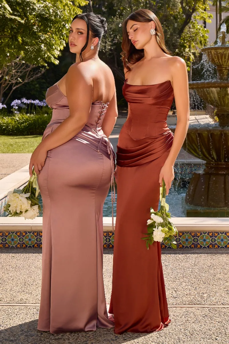 Ladivine 7439 Dress — ROSEWOOD SIENNA