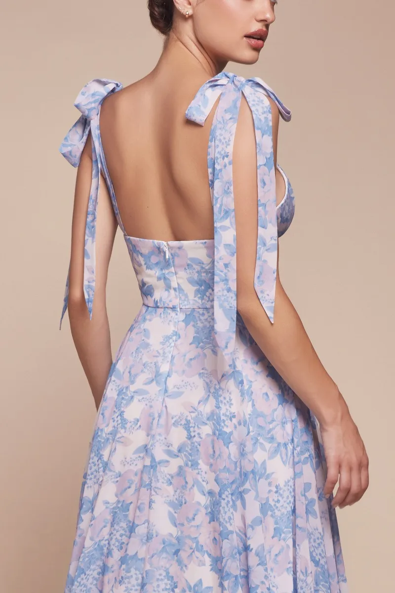 Ladivine 7442 Dress — BLUE