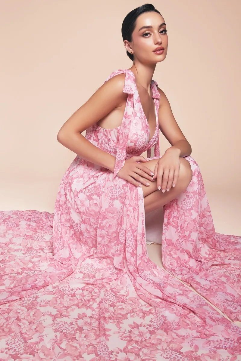 Ladivine 7442 Dress — ROSE