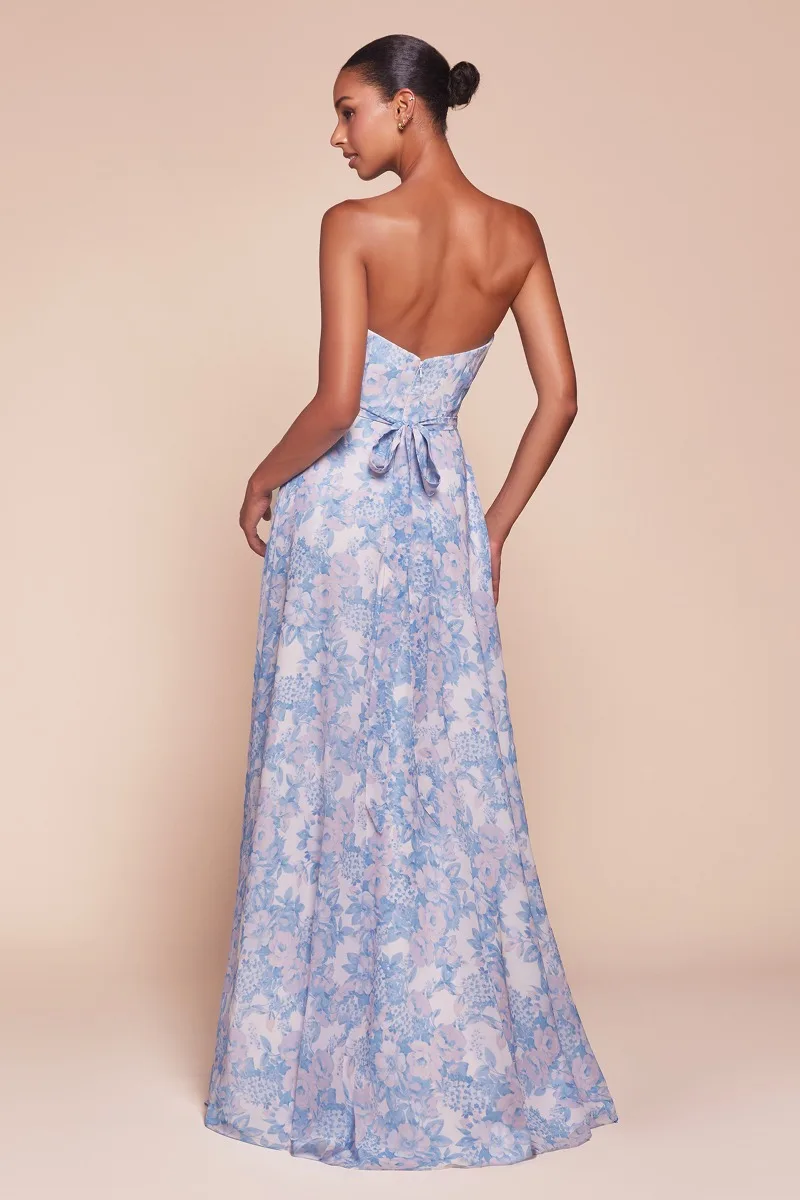 Ladivine 7443 Dress — BLUE