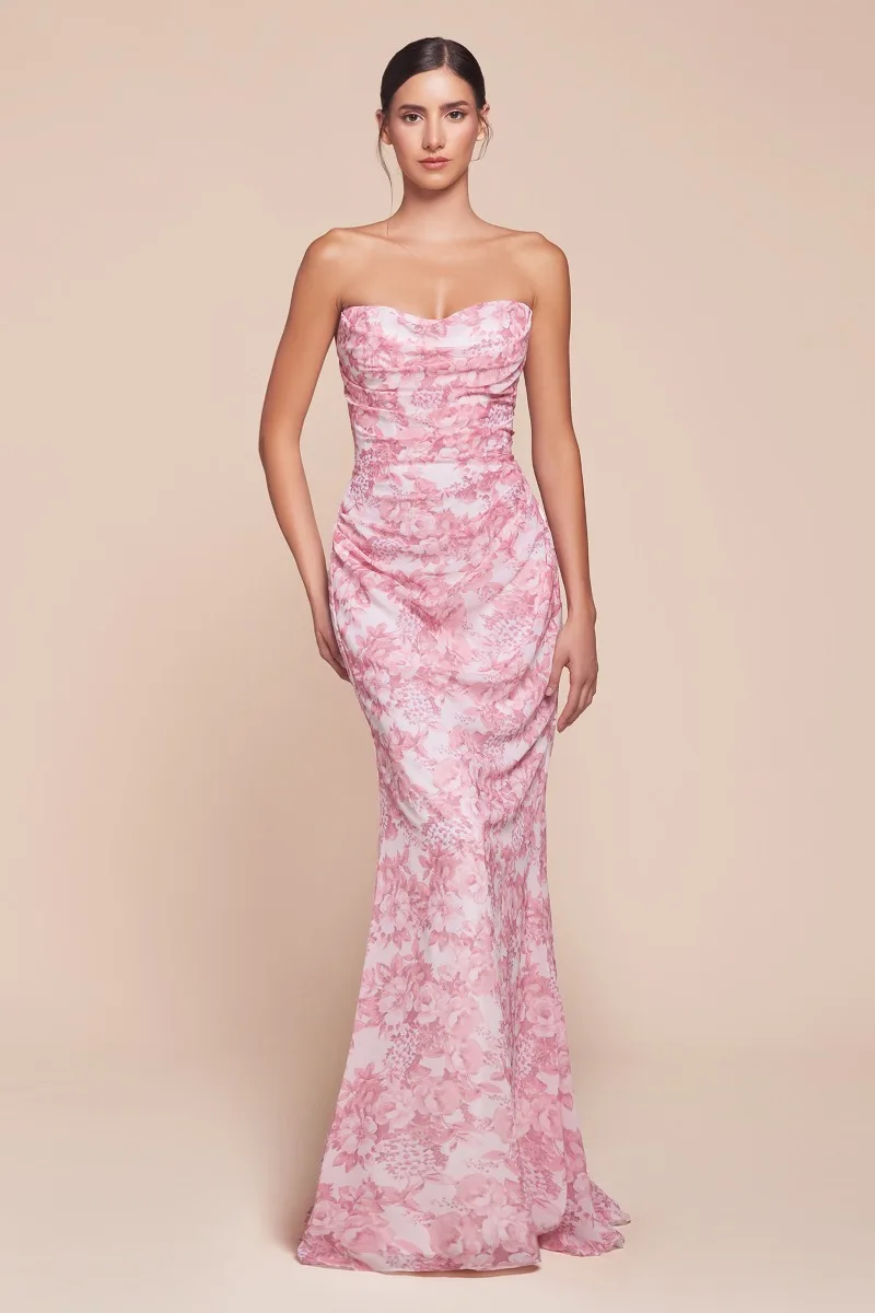 Ladivine 7445 Dress — ROSE