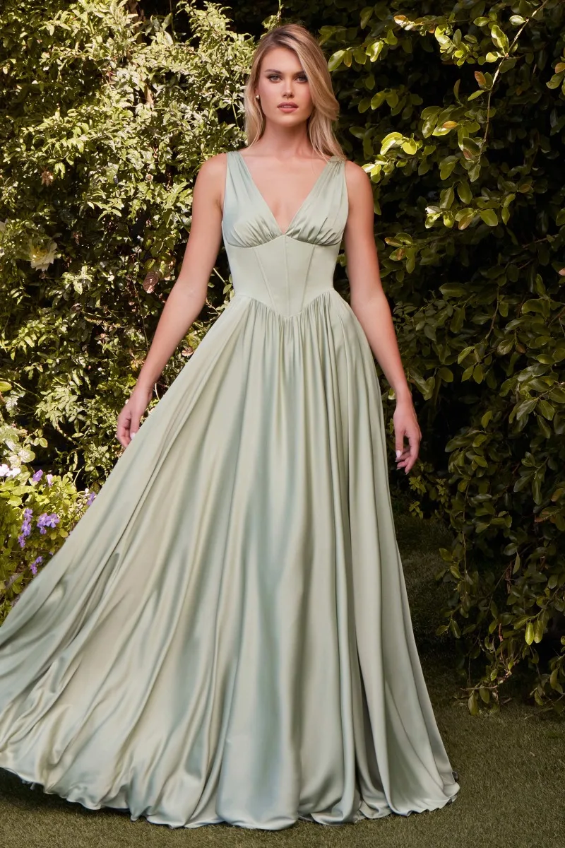 Ladivine 7447 Dress — SAGE