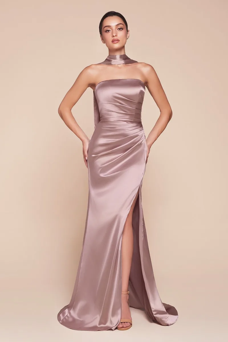 Ladivine 7451 Dress — MAUVE
