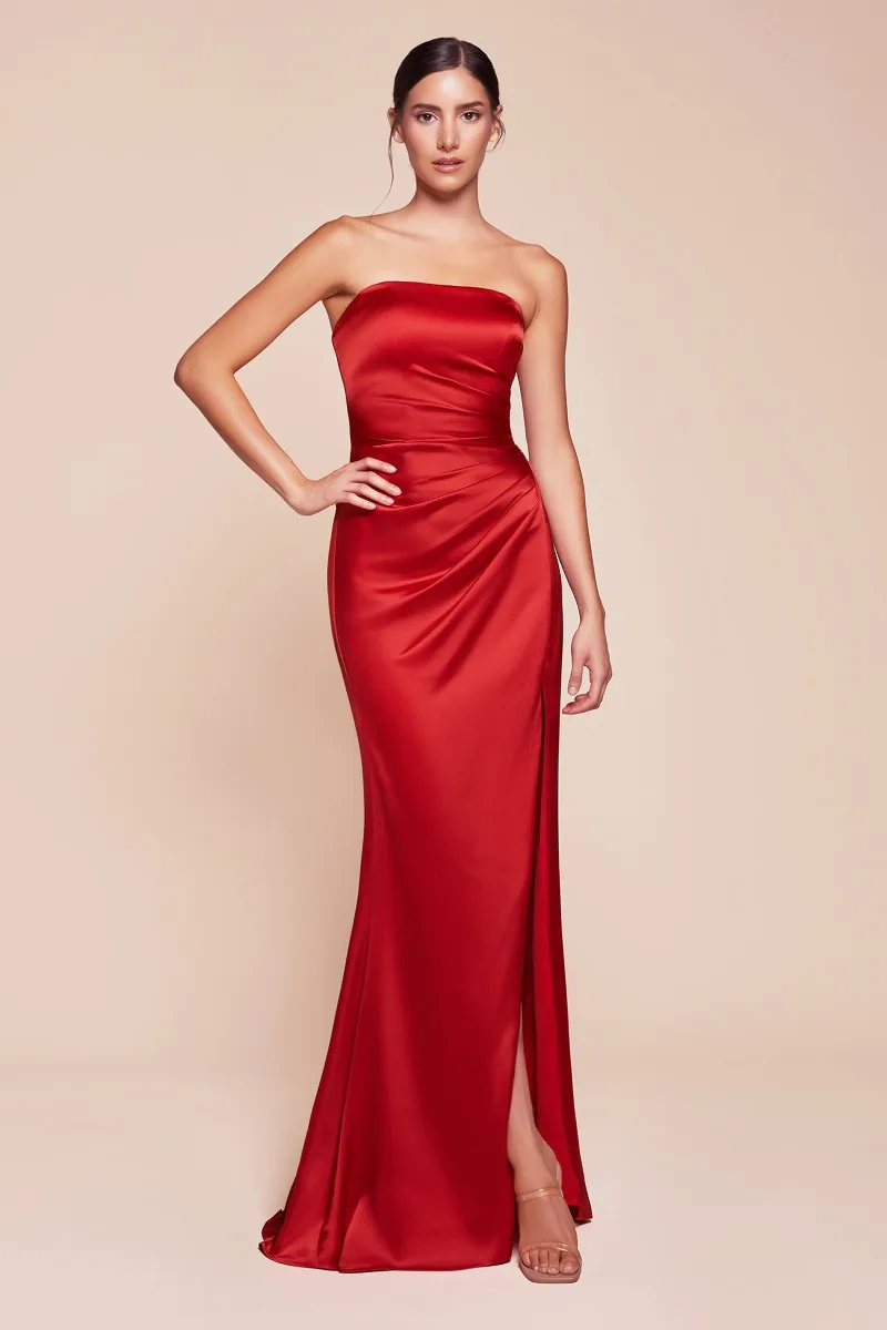 Ladivine 7451 Dress — RED