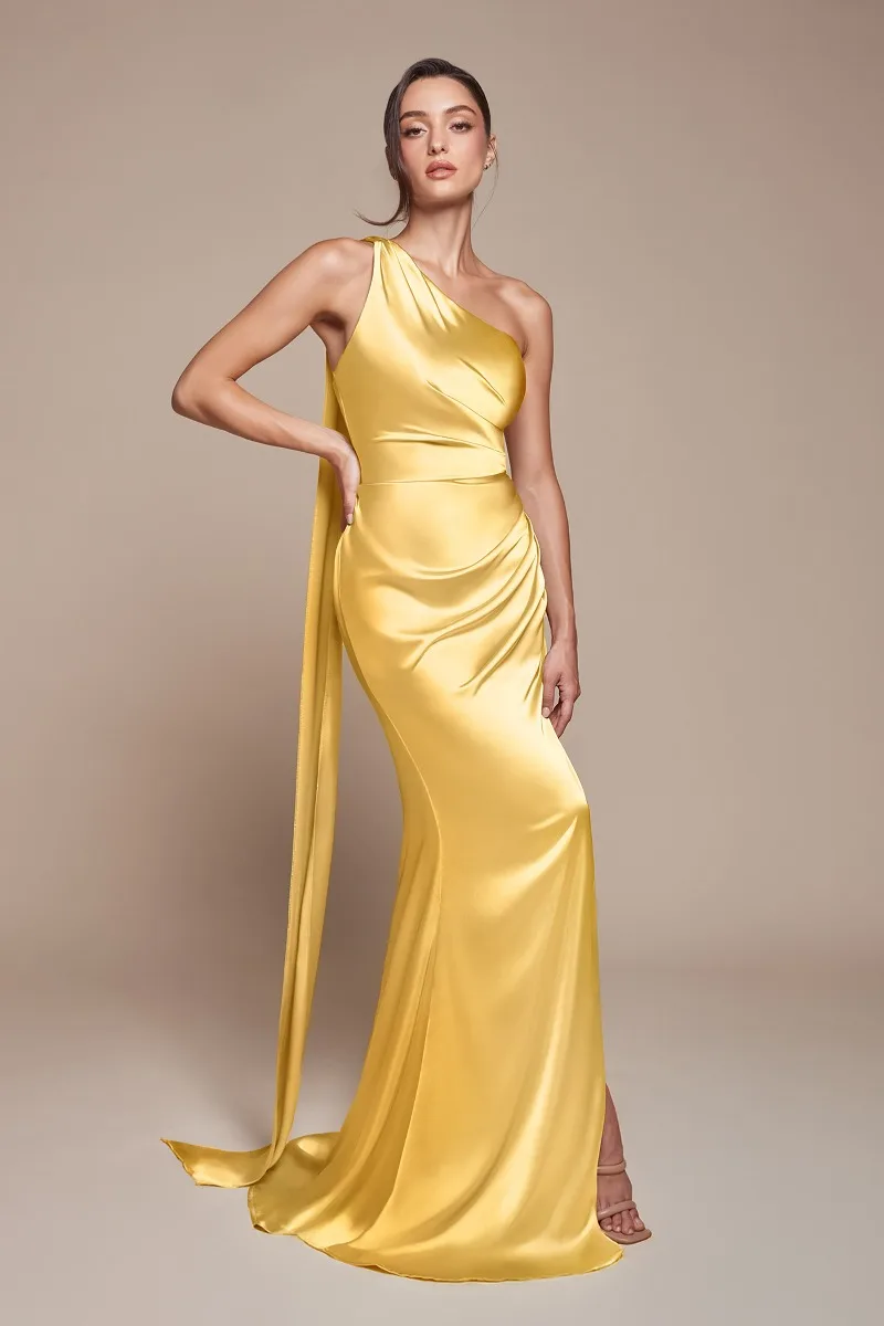 Ladivine 7454 Dress — LT YELLOW