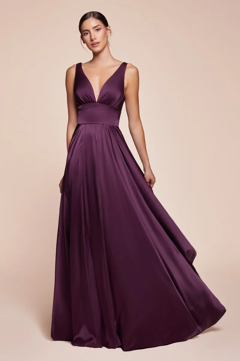 Ladivine 7469 Dress — EGGPLANT